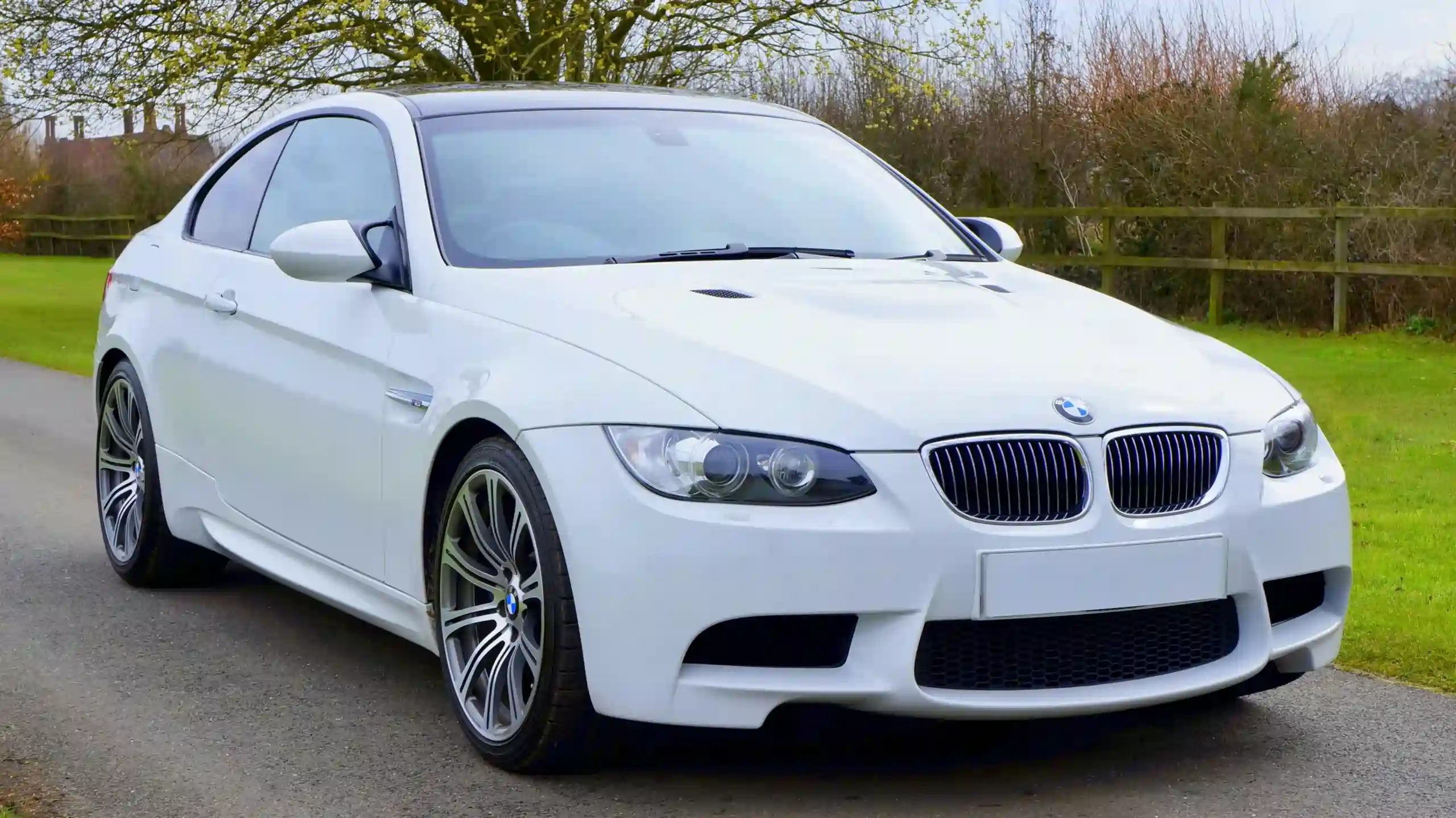 BMW Car with suspension
