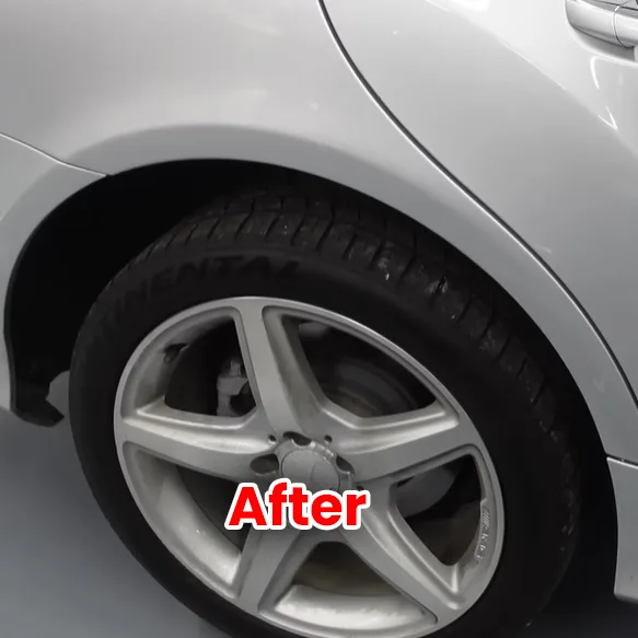 Mercedez car after